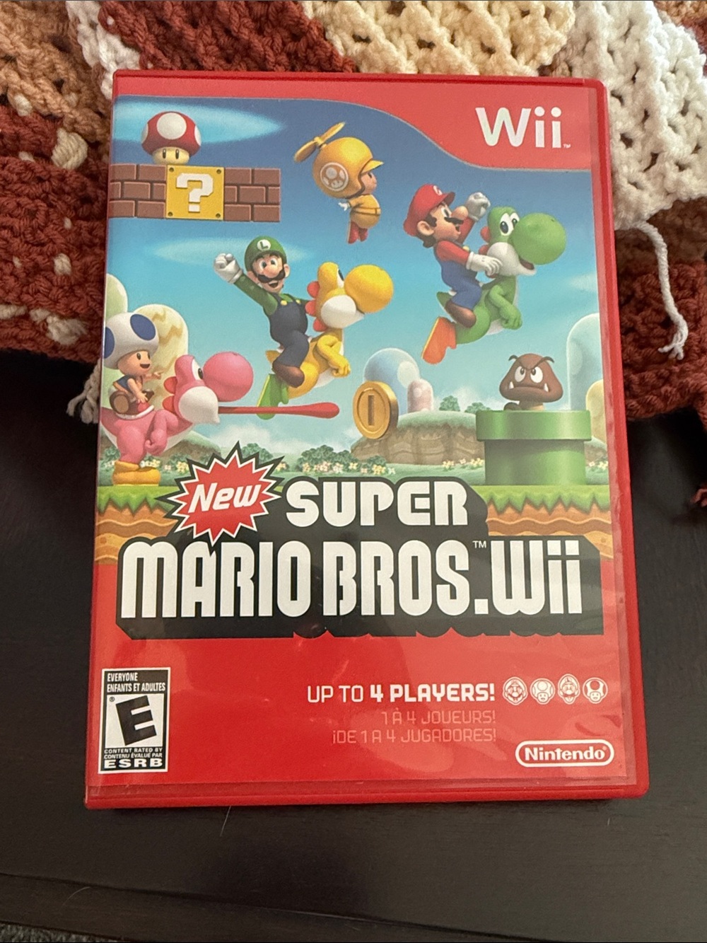 Nintendo New Super Mario Bros. Wii - game video dvd cd case Mario Luigi